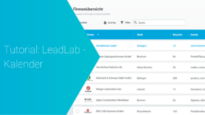 LeadLab Kalendar