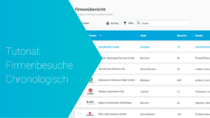 Firmenbesuche Chronologisch